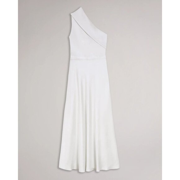 Ted Baker Ivena White One-Shoulder Dress - Picture 11 of 11